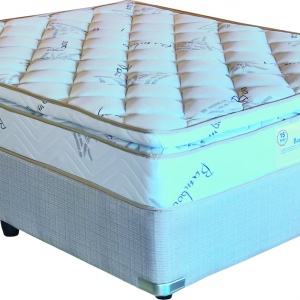 Bamboo pillow top base set Single